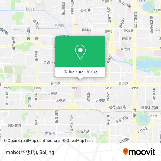 mobe(华熙店) map