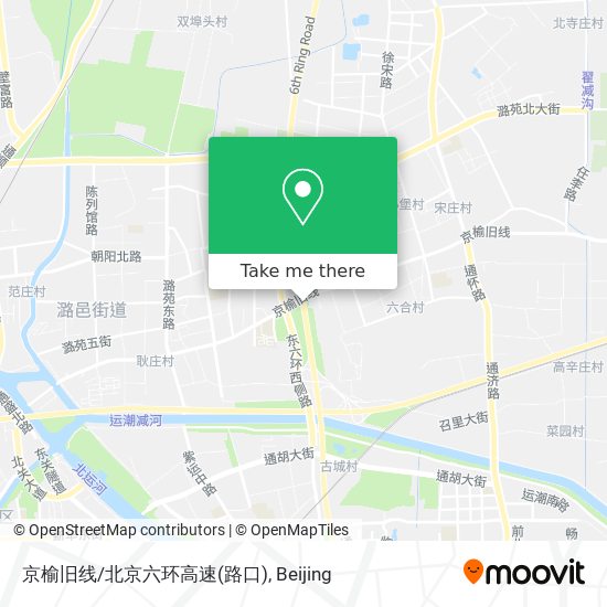 京榆旧线/北京六环高速(路口) map