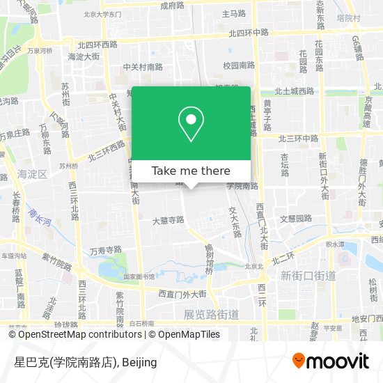 星巴克(学院南路店) map
