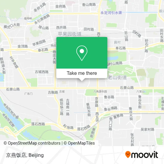 京燕饭店 map