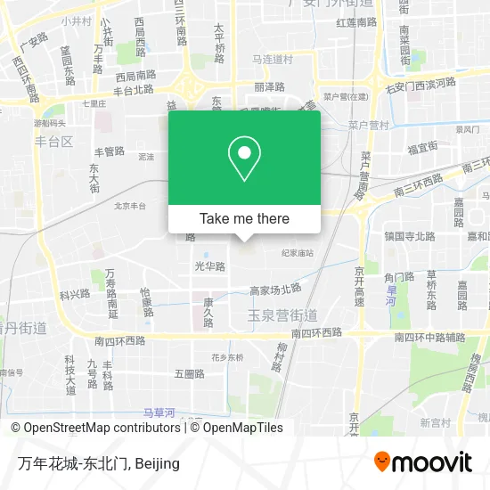 万年花城-东北门 map
