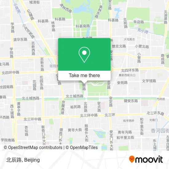 北辰路 map