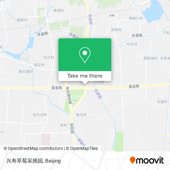 兴寿草莓采摘园 map