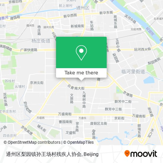 通州区梨园镇孙王场村残疾人协会 map