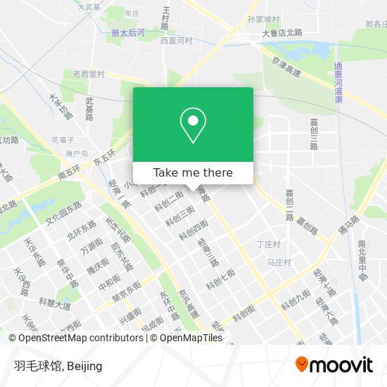 羽毛球馆 map