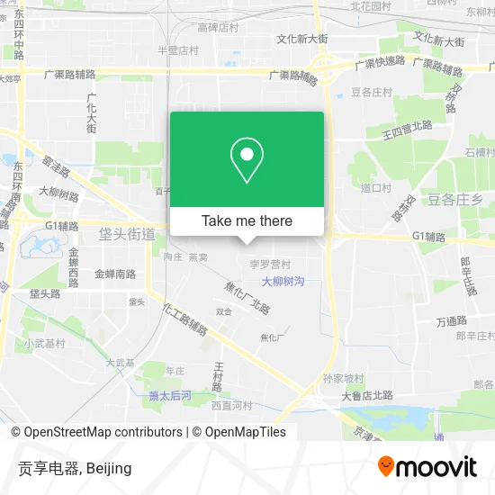 贡享电器 map