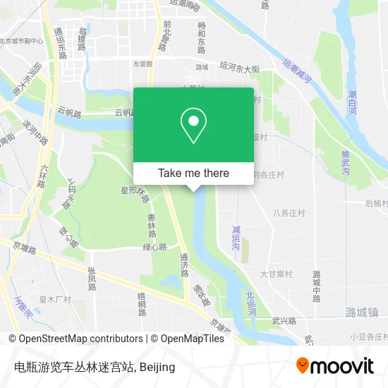电瓶游览车丛林迷宫站 map