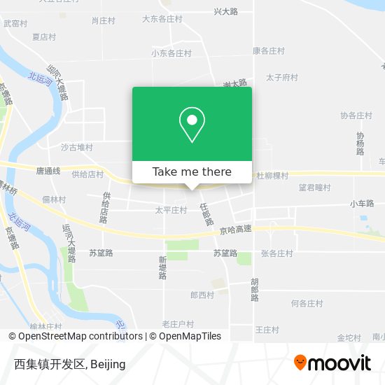 西集镇开发区 map