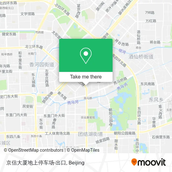 京信大厦地上停车场-出口 map