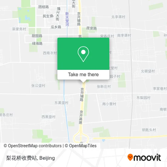 梨花桥收费站 map