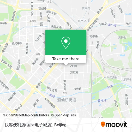 快客便利店(国际电子城店) map