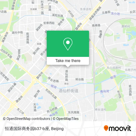 恒通国际商务园b37-b座 map