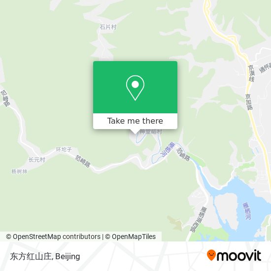 东方红山庄 map