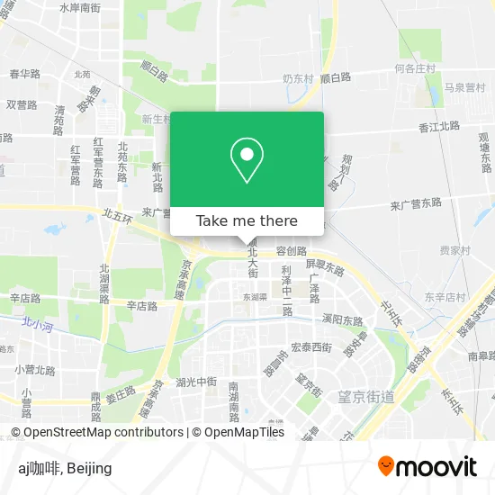 aj咖啡 map