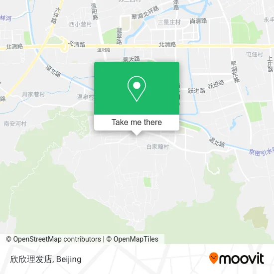 欣欣理发店 map
