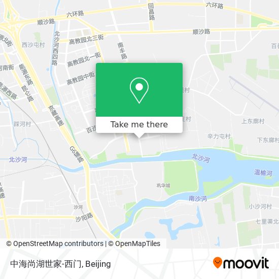 中海尚湖世家-西门 map