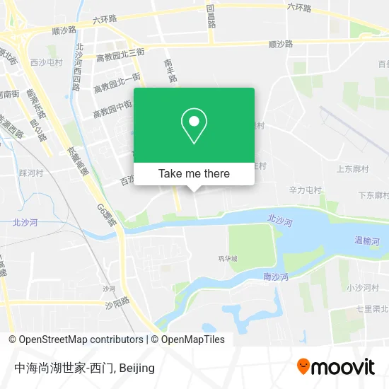 中海尚湖世家-西门 map