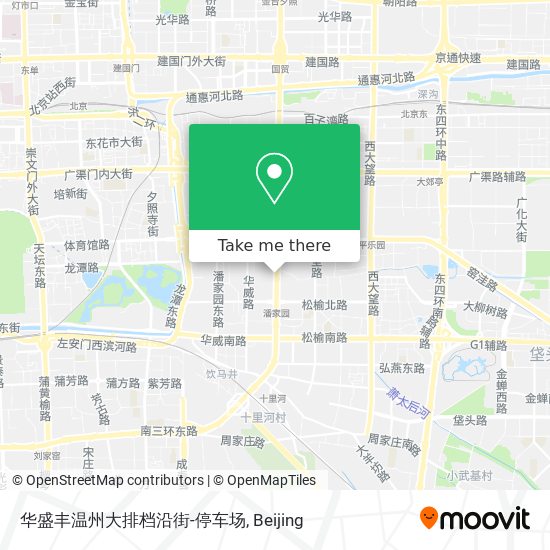 华盛丰温州大排档沿街-停车场 map