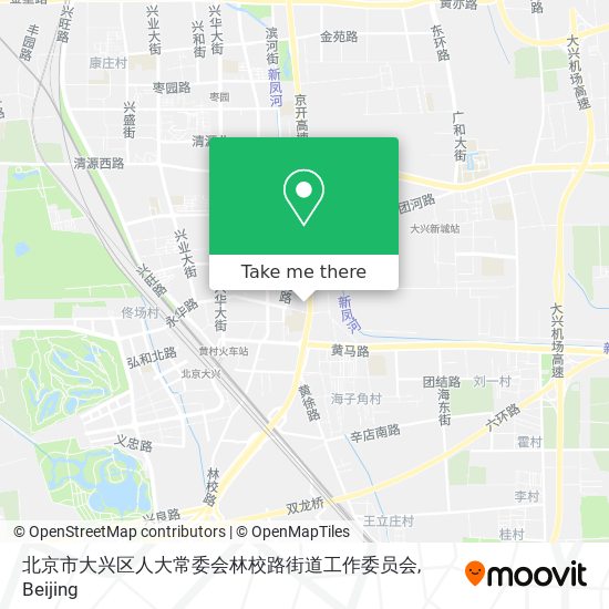北京市大兴区人大常委会林校路街道工作委员会 map