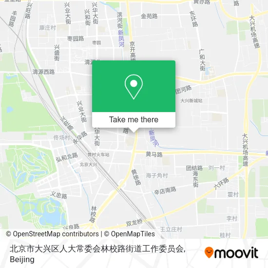北京市大兴区人大常委会林校路街道工作委员会 map