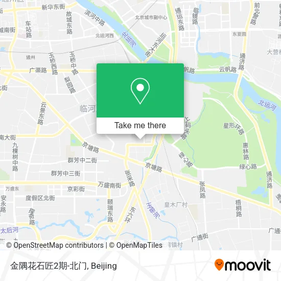 金隅花石匠2期-北门 map