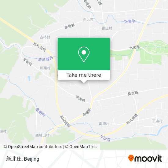 新北庄 map