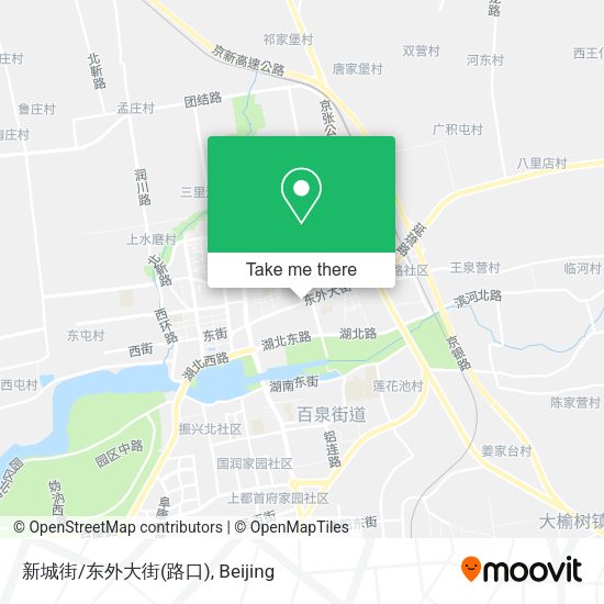 新城街/东外大街(路口) map