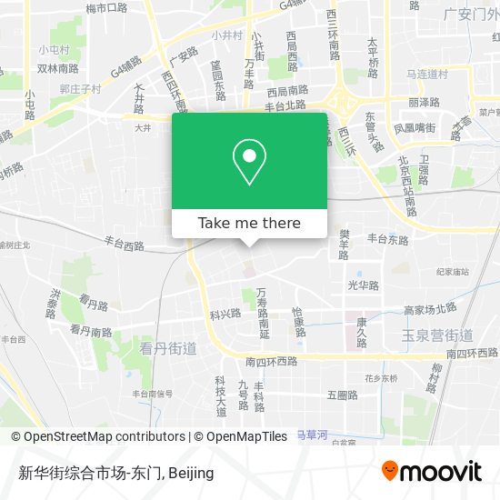新华街综合市场-东门 map