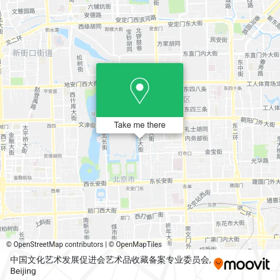 中国文化艺术发展促进会艺术品收藏备案专业委员会 map