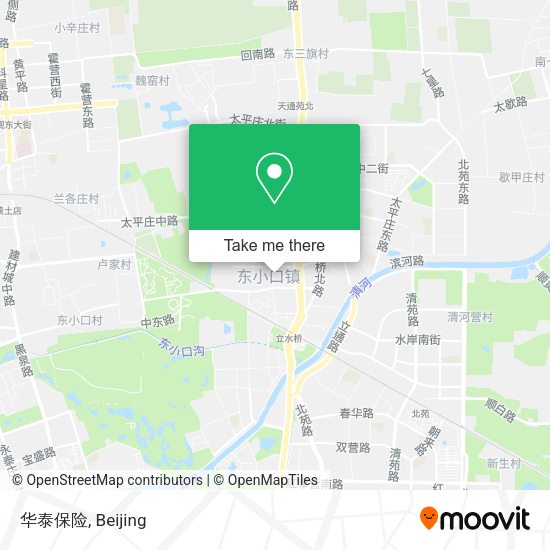 华泰保险 map