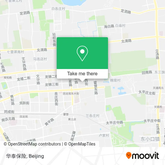 华泰保险 map