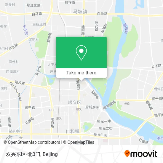 双兴东区-北3门 map