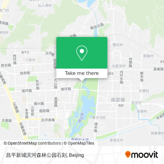 昌平新城滨河森林公园石刻 map