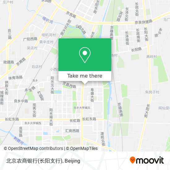 北京农商银行(长阳支行) map