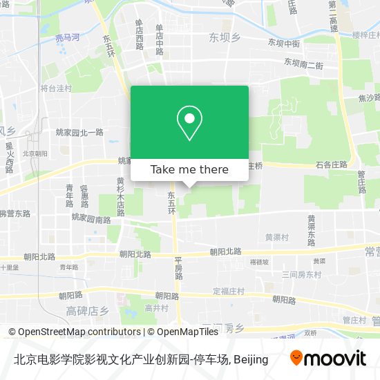 北京电影学院影视文化产业创新园-停车场 map