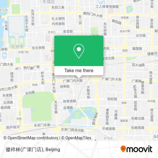 徽祥林(广渠门店) map