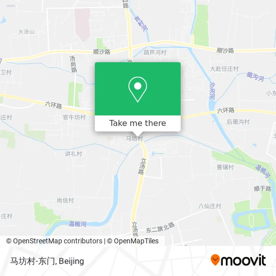 马坊村-东门 map