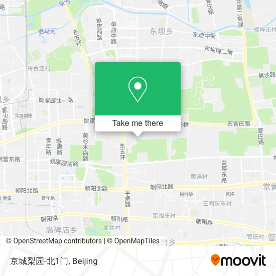 京城梨园-北1门 map