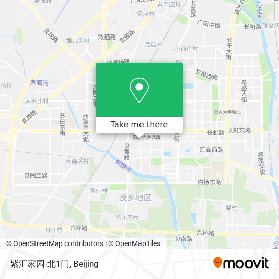 紫汇家园-北1门 map