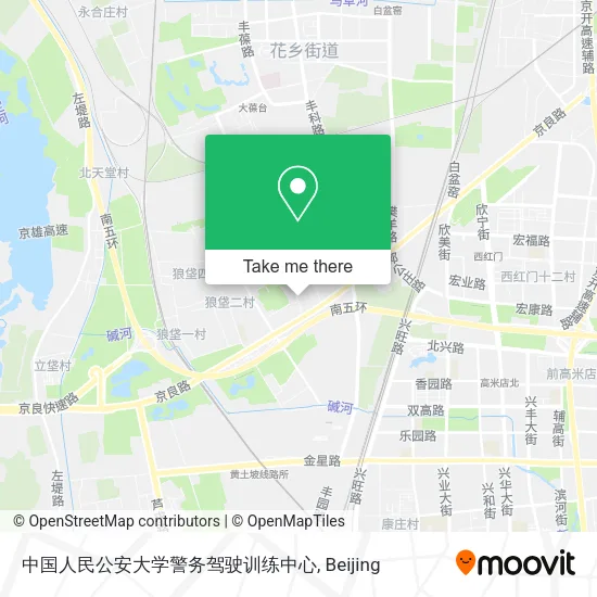 中国人民公安大学警务驾驶训练中心 map