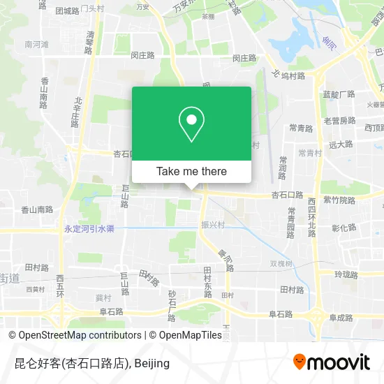 昆仑好客(杏石口路店) map