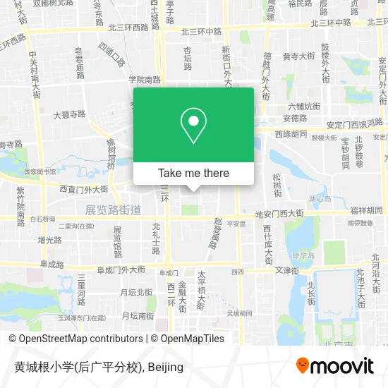 黄城根小学(后广平分校) map