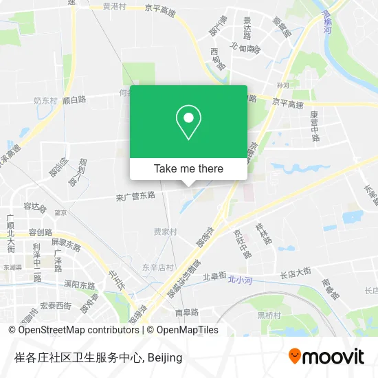 崔各庄社区卫生服务中心 map