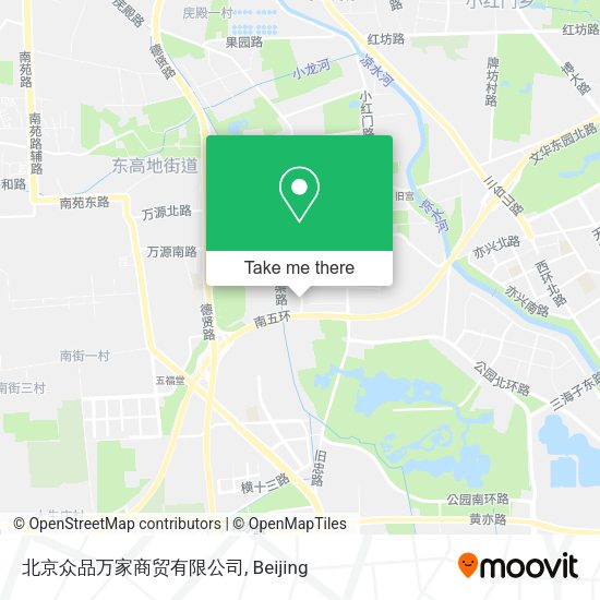 北京众品万家商贸有限公司 map