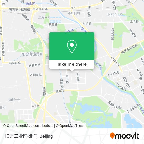 旧宫工业区-北门 map