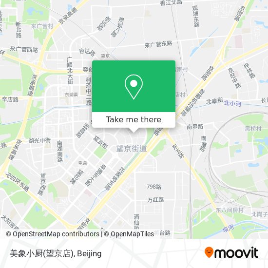 美象小厨(望京店) map