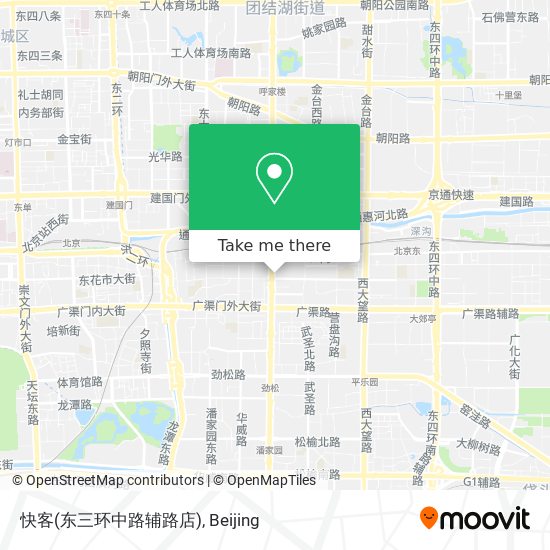 快客(东三环中路辅路店) map