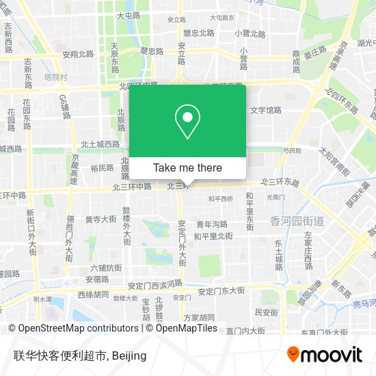 联华快客便利超市 map