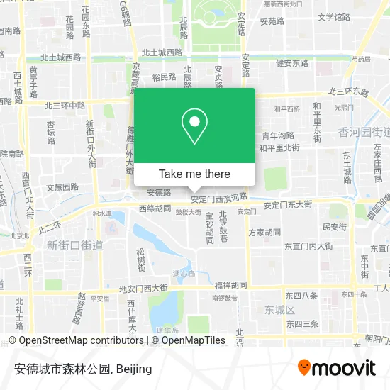 安德城市森林公园 map