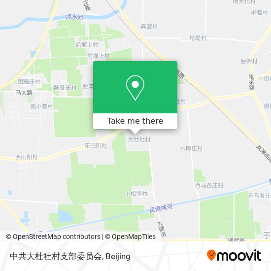 中共大杜社村支部委员会 map